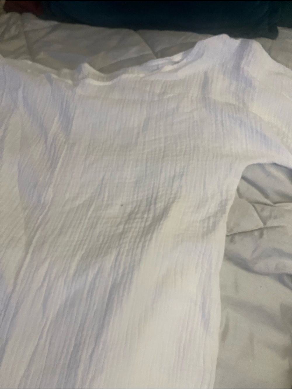 New Women Lightweight Gauze dress - White